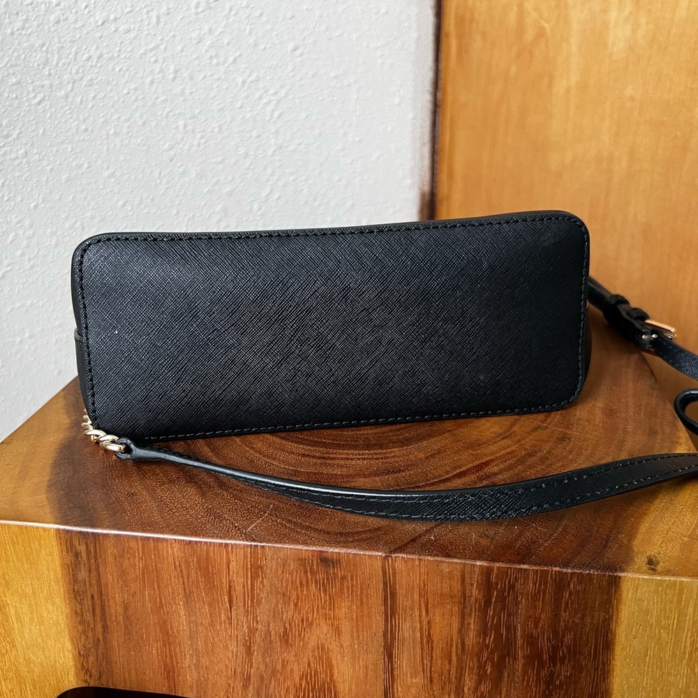 Michael Kors Black Leather Crossbody Bag - Picture 6 of 9